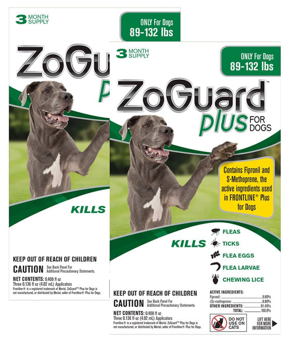 ZoGuard Plus for Dogs, 6 pack - Jeffers - Animal Health & Wellness > Flea & Tick Control