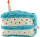 Zippy Paws Birthday Cake Plush Toy - Blue  