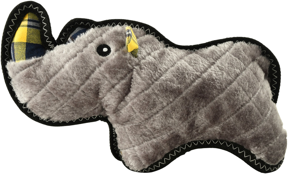 Zippy Paws Ronny the Black Rhino Z-Stitch Grunterz -   