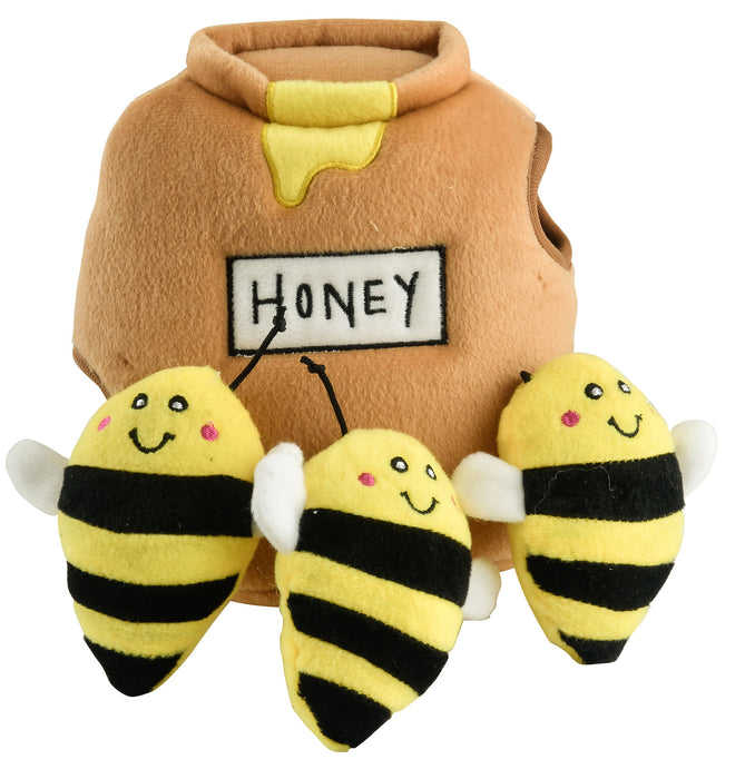 Zippy Paws Honey Pot Burrow with Bees -   