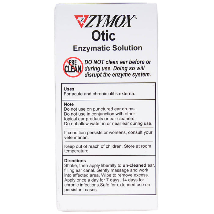 Zymox Otic with Hydrocortisone, 1.25 oz - Jeffers - Animal Health & Wellness > Ear Care